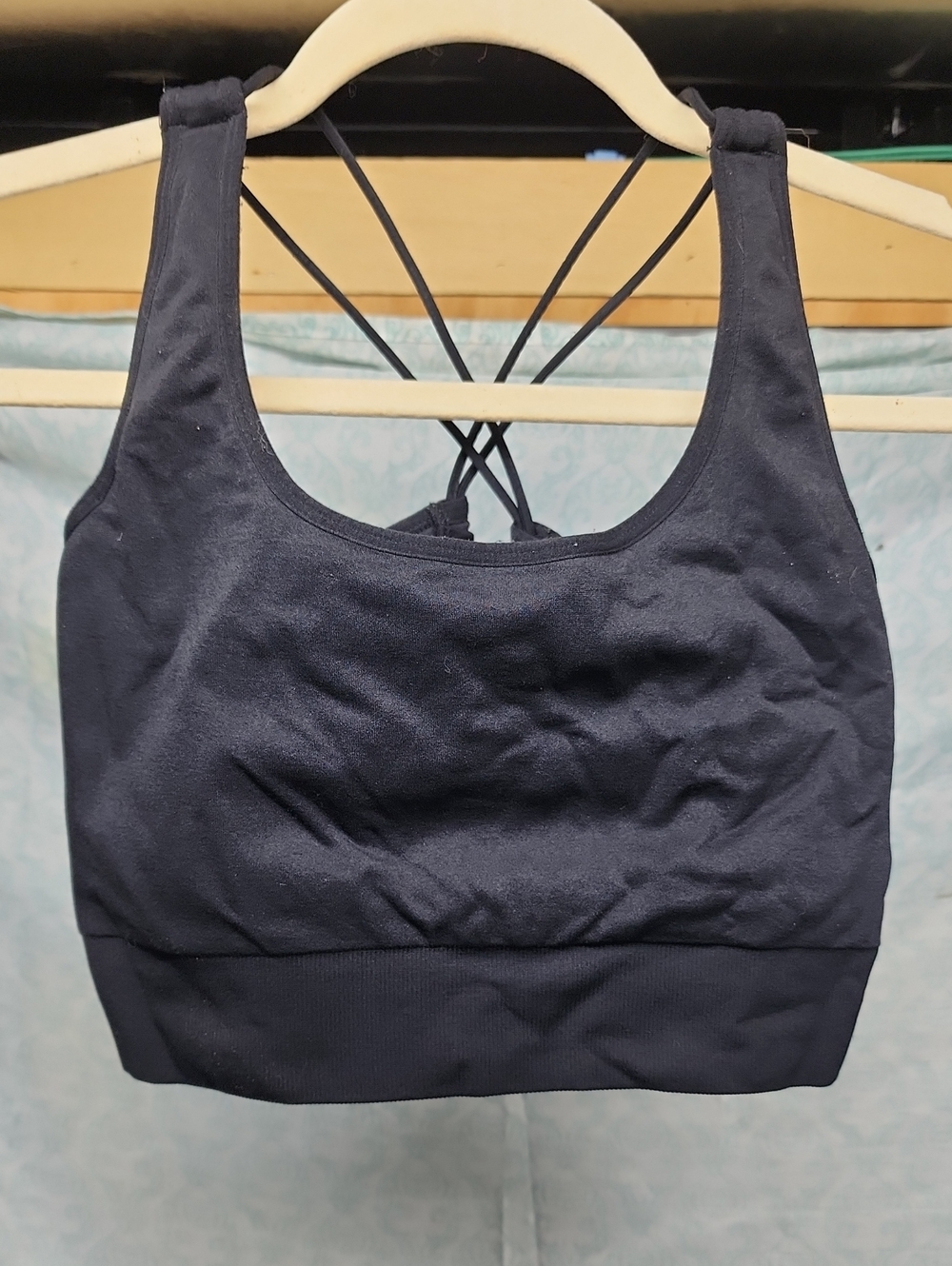 Nvgtn Strappy Bra Size Large Black